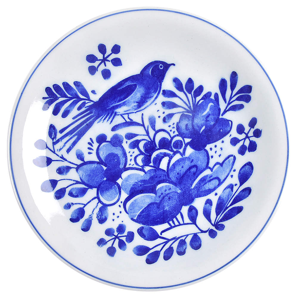 Delft Garden Dessert/Pie Plate by Sadek-1