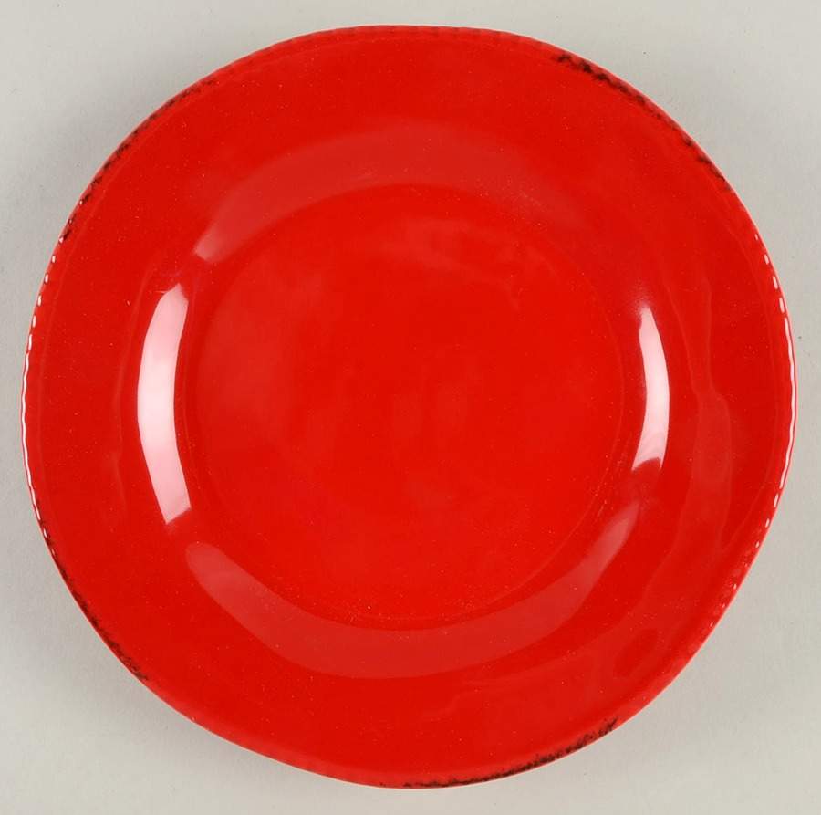 SWZ12 Red Salad Plate by Sweet Ceramics (La Ceramica d'Italia)-1