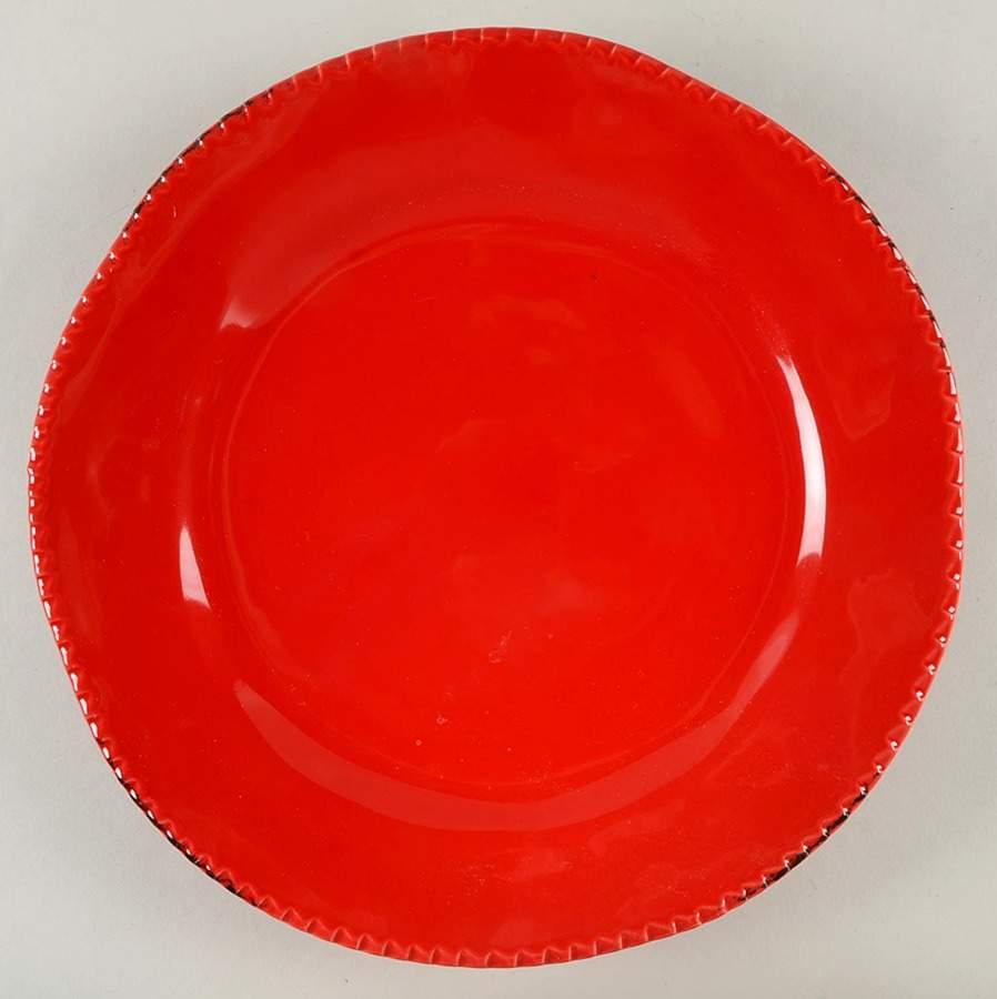 SWZ12 Red Dinner Plate by Sweet Ceramics (La Ceramica d'Italia)-1