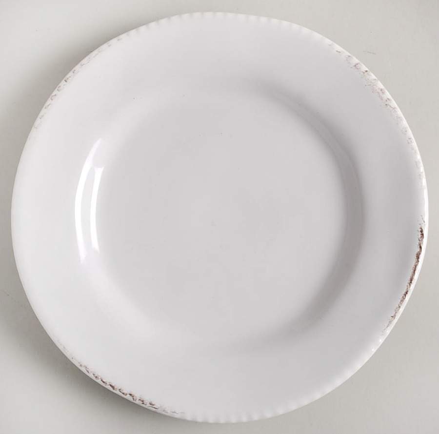 SWZ14 White Salad Plate by Sweet Ceramics (La Ceramica d'Italia)-1