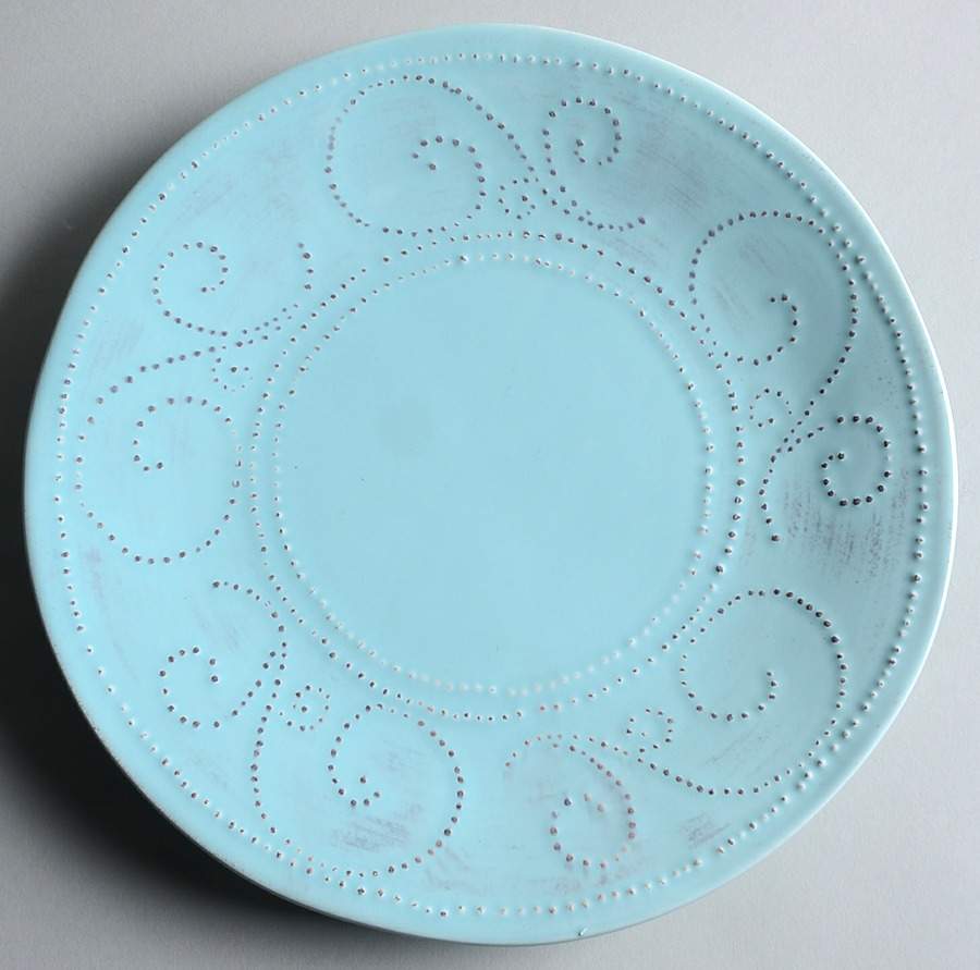 SWZ1 Aqua Salad Plate by Sweet Ceramics (La Ceramica d'Italia)-1