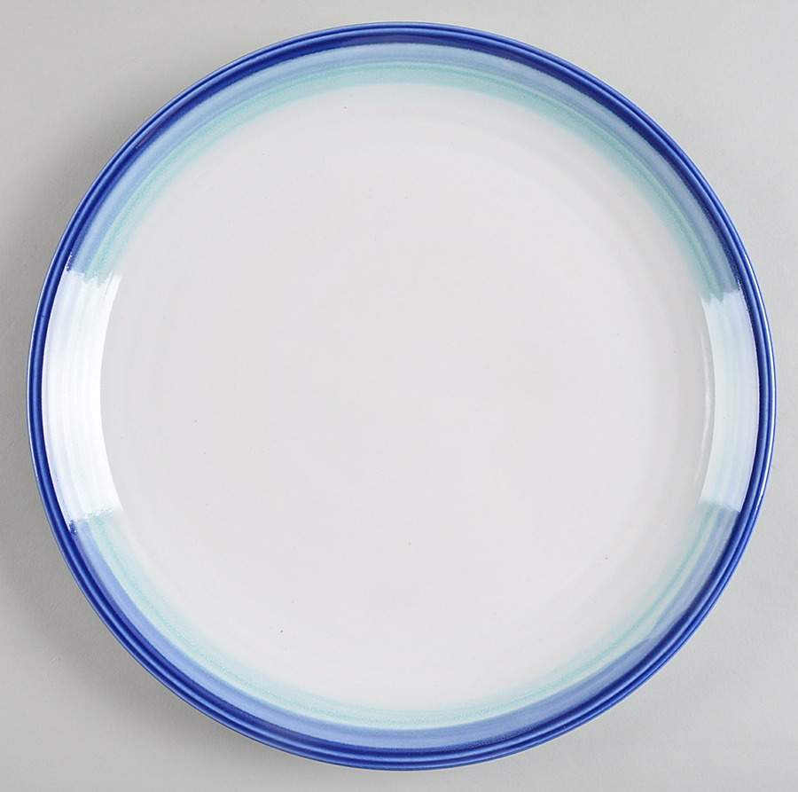 Avalon Aqua Dinner Plate by Sango-1