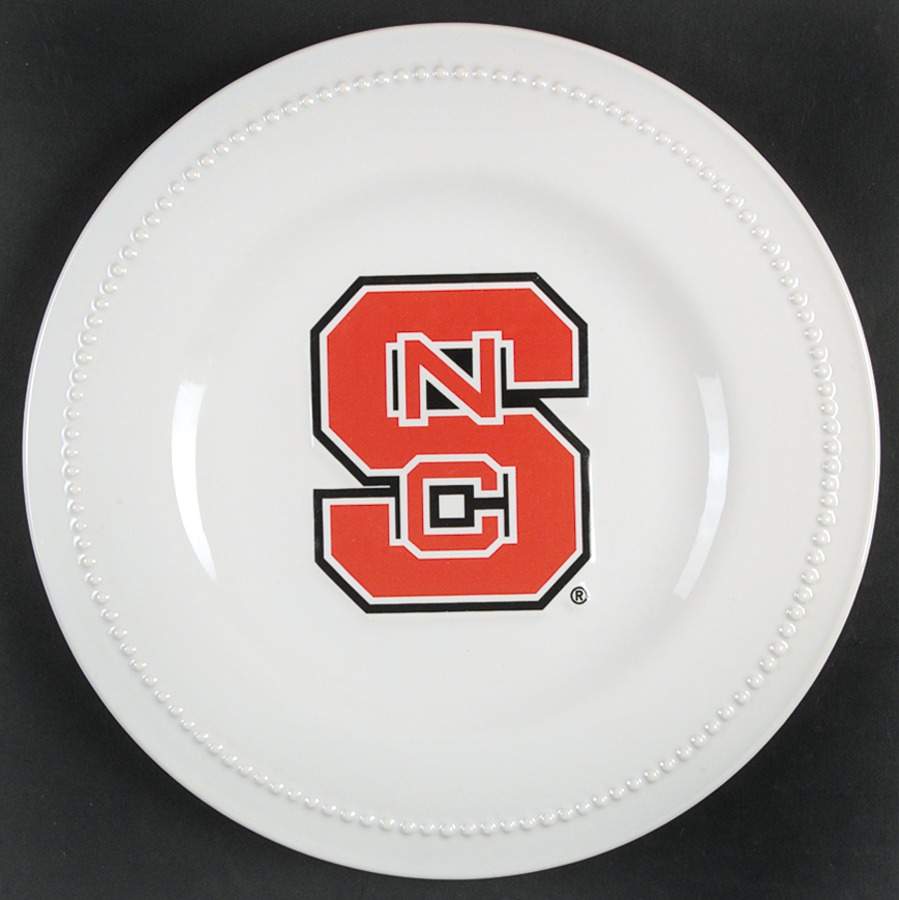 NC State Salad Plate by Slavic Treasures-1