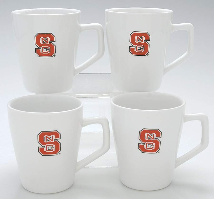NC State Mug - Set of 4 by Slavic Treasures-1