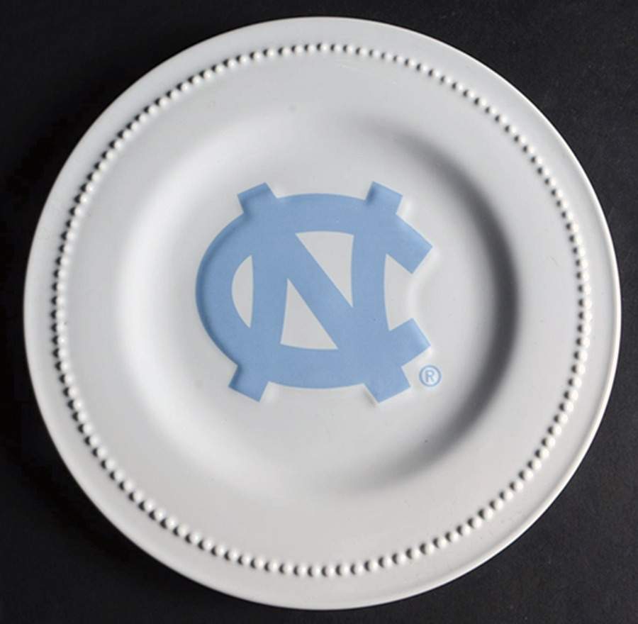 University of North Carolina Salad Plate by Slavic Treasures-1