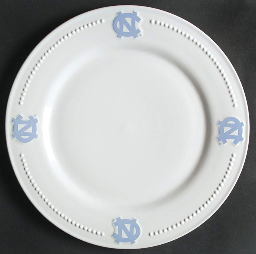 University of North Carolina Dinner Plate - Set of 4 by Slavic Treasures-1