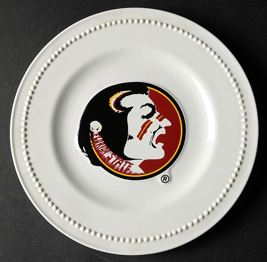 Florida State Salad Plate by Slavic Treasures-1