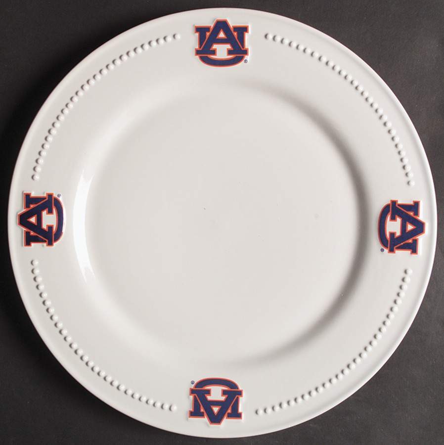 Auburn University Dinner Plate - Set of 4 by Slavic Treasures-1