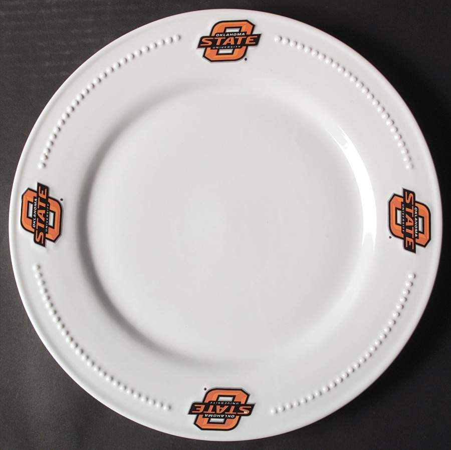 Oklahoma State Dinner Plate - Set of 4 by Slavic Treasures-1