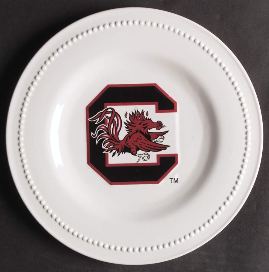 South Carolina Salad Plate - Set of 4 by Slavic Treasures-1