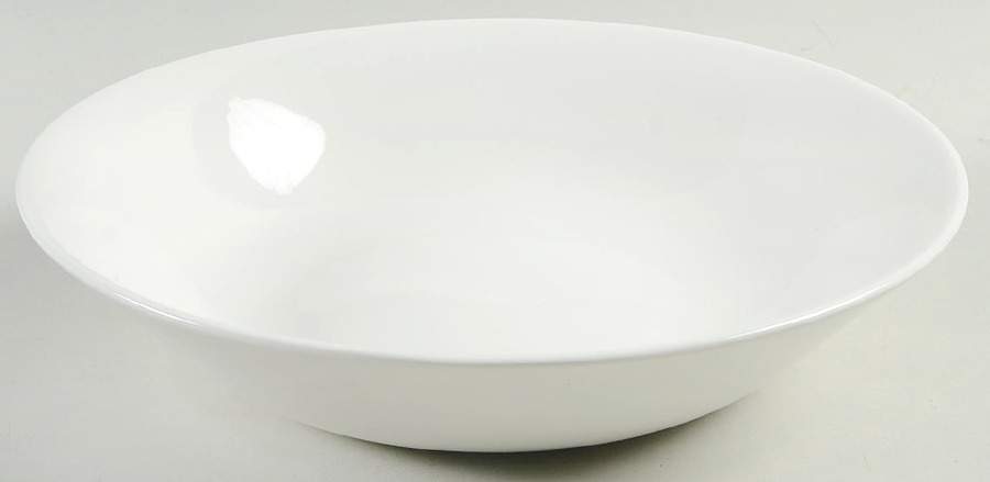 White Scalloped Soup/Cereal Bowl by Sadler-1