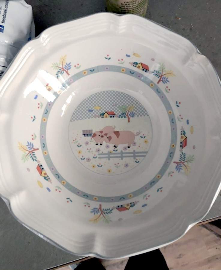 SAN135 Soup/Cereal Bowl by Sango-1