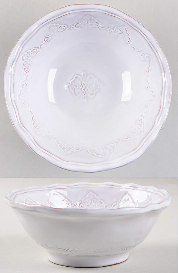 Isabella White Soup/Cereal Bowl by Southern Living-1