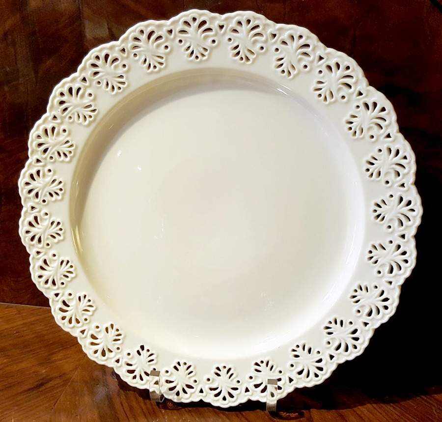 Pierced Lace 12" Chop Plate (Round Platter) by Skye Mcghie-1