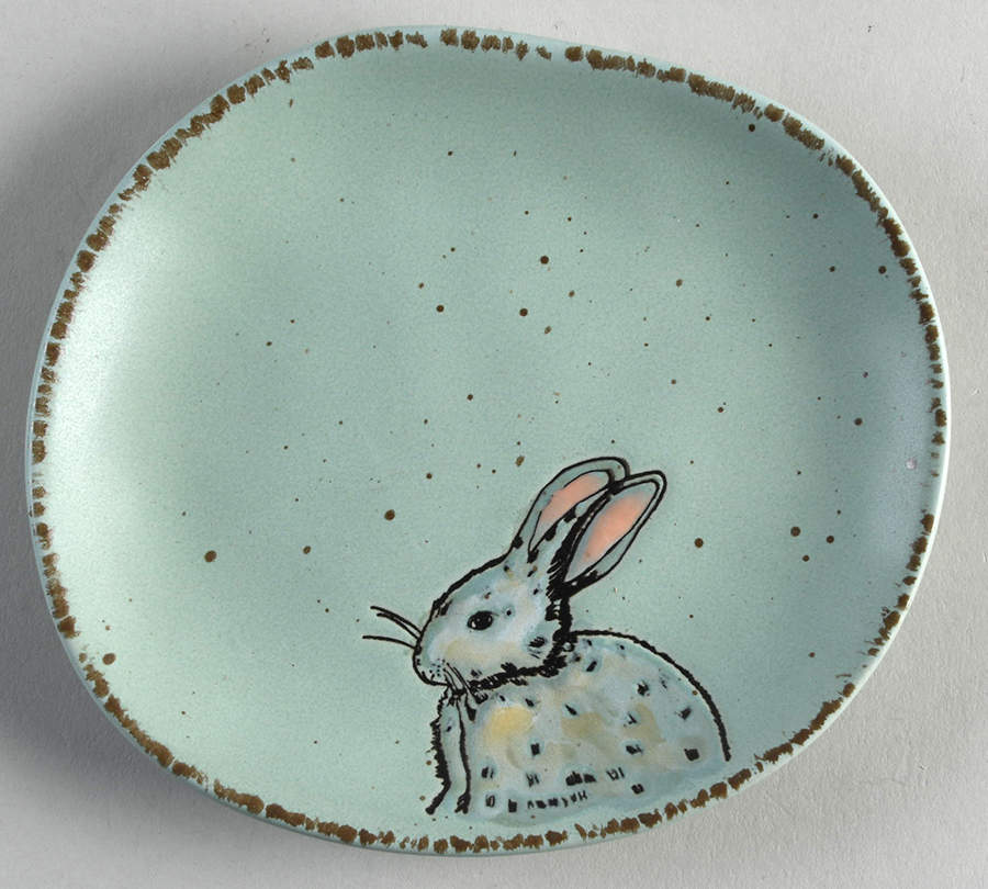 Easter Bunny Tidbit Plate by Spectrum-1