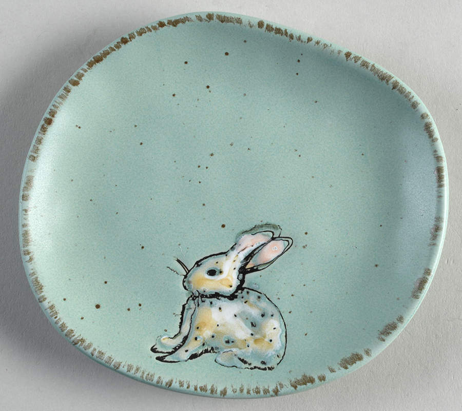 Easter Bunny Tidbit Plate by Spectrum-1