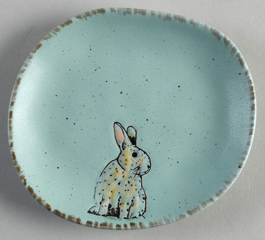 Easter Bunny Tidbit Plate by Spectrum-1