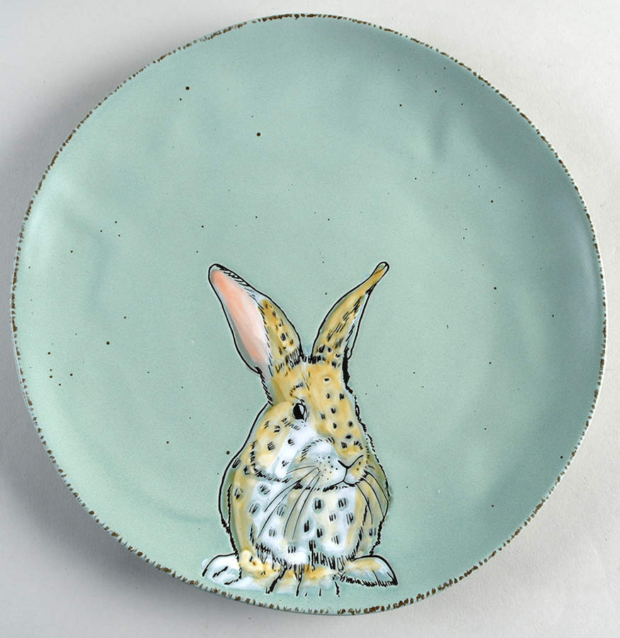 Easter Bunny Dinner Plate by Spectrum-1