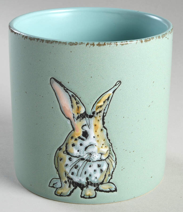 Easter Bunny Medium Canister No Lid by Spectrum-1