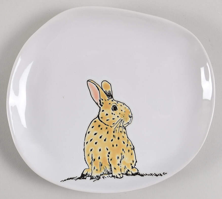 Easter Bunny Salad Plate by Spectrum-1