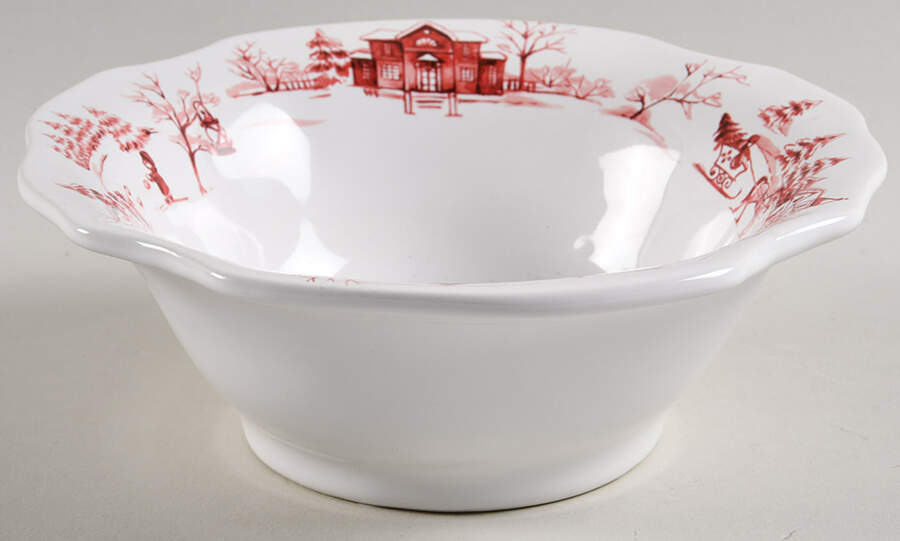 Snowy Lane Soup/Cereal Bowl by Sur La Table-1