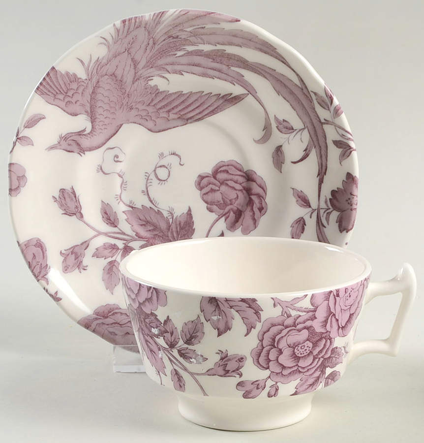 Kingsley Footed Cup & Saucer Set by Spode-1