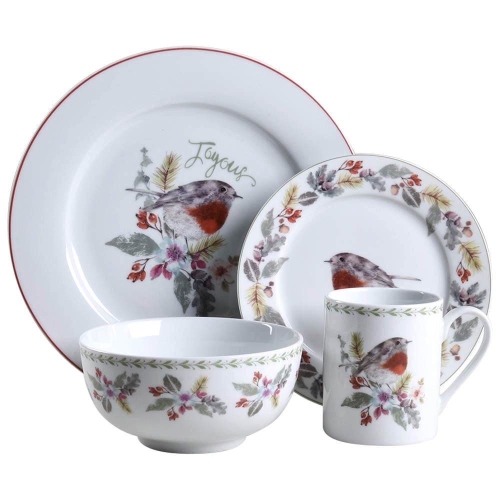 Robin Wreath 4 Piece Place Setting by Spode-1