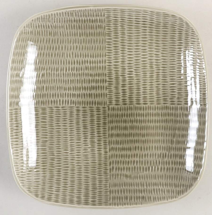 Forge Taupe Square Salad Plate by Sango-1