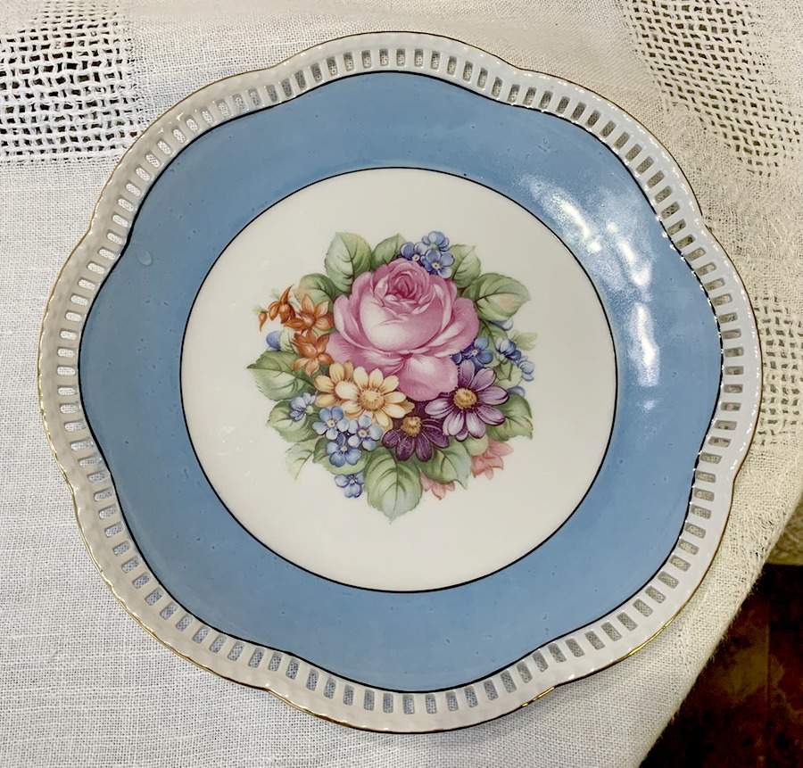 SCH809 8" Pierced Plate by Schumann - Bavaria-1