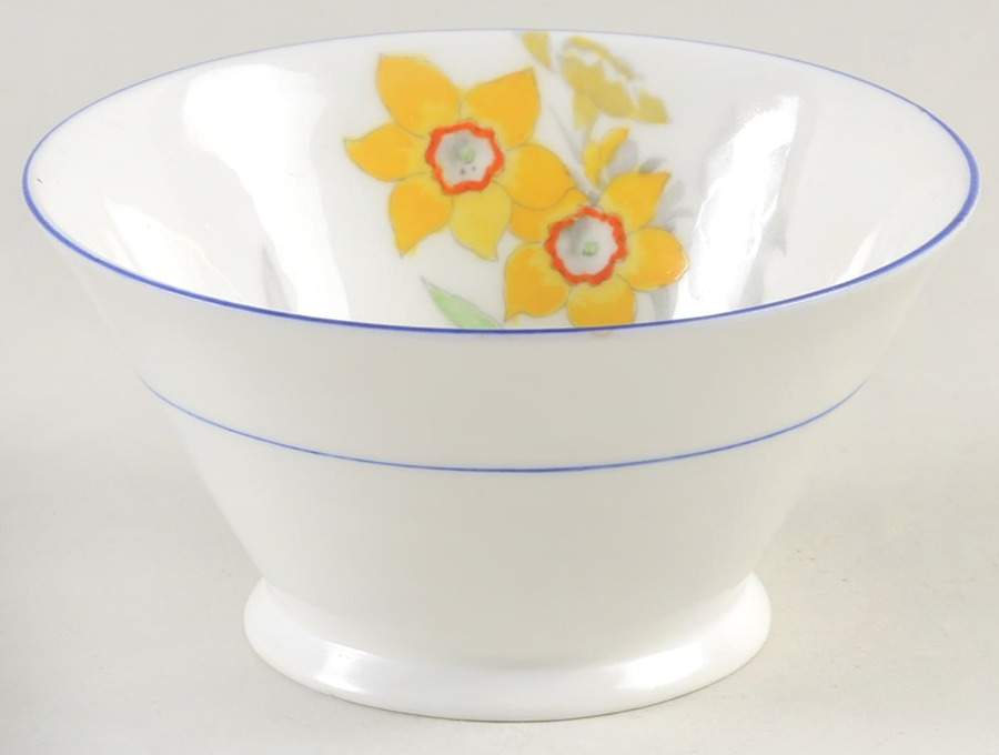 Narcissus Mini Open Sugar Bowl by Shelley-1