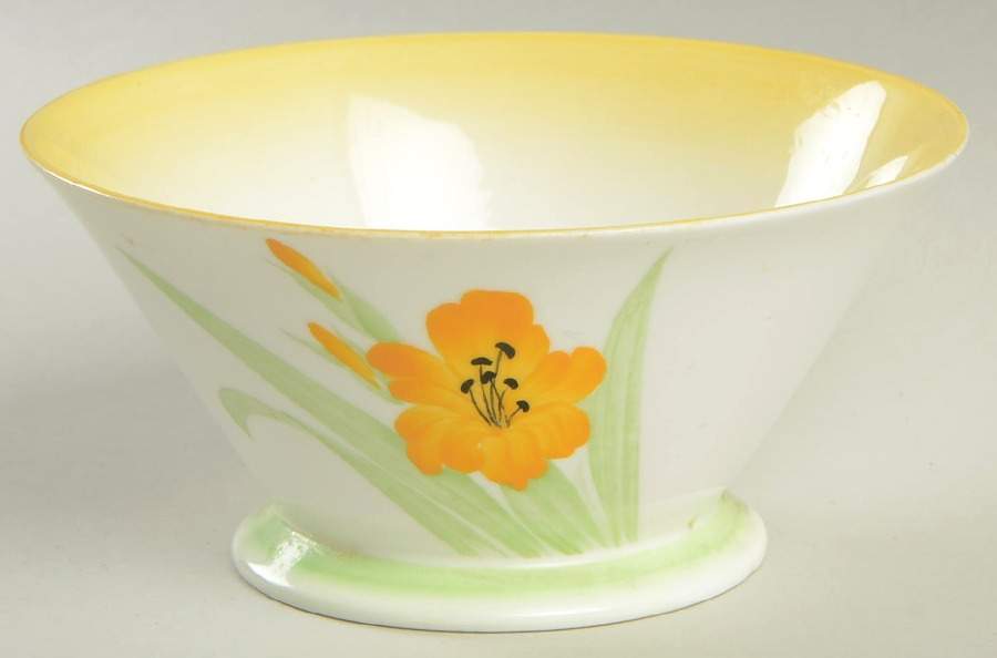 Gladiola Open Sugar Bowl by Shelley-1