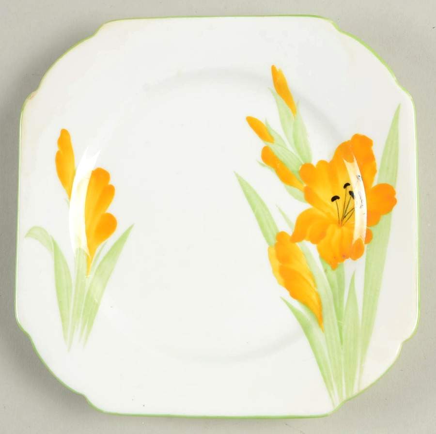 Gladiola Bread & Butter Plate by Shelley-1