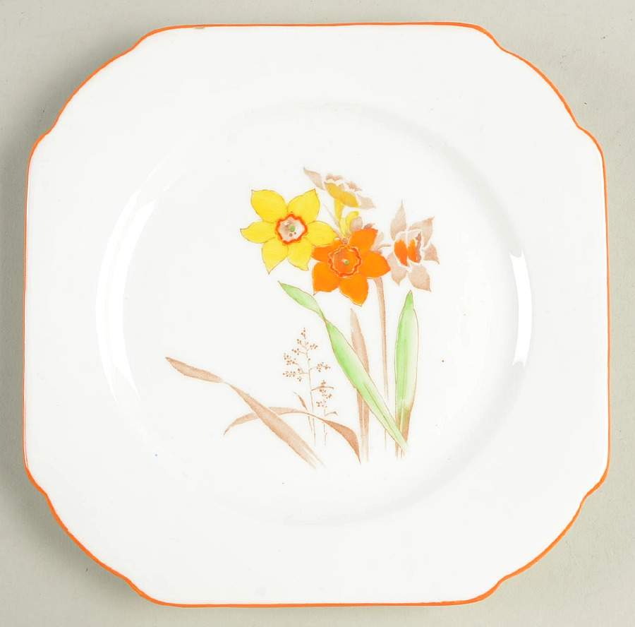 Narcissus Bread & Butter Plate by Shelley-1