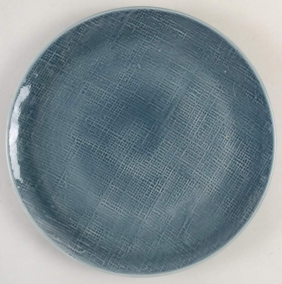Kain Blue Dinner Plate by Sango-1