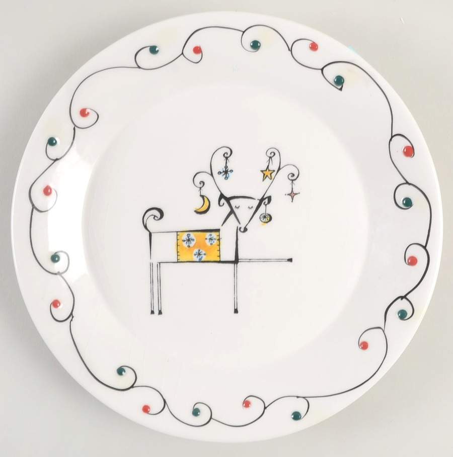 Holiday Patchwork Salad Plate by Sakura-1