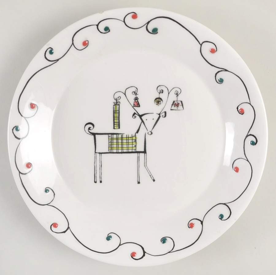 Holiday Patchwork Salad Plate by Sakura-1