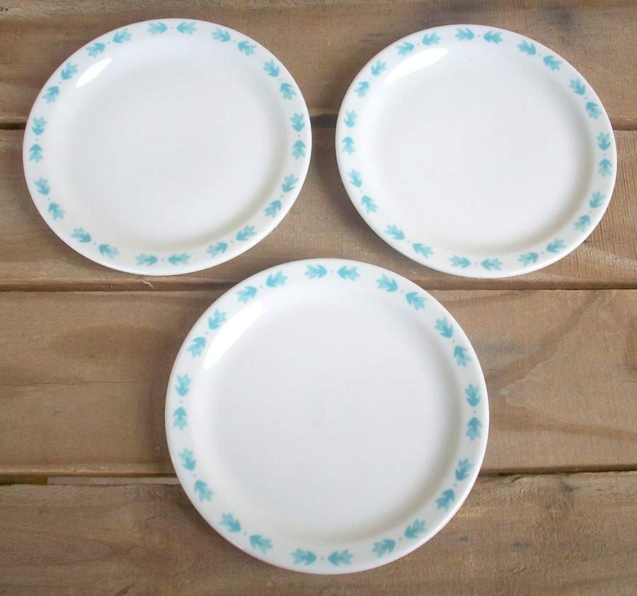 SHO60-Aqua Bread & Butter Plate by Shenango-1