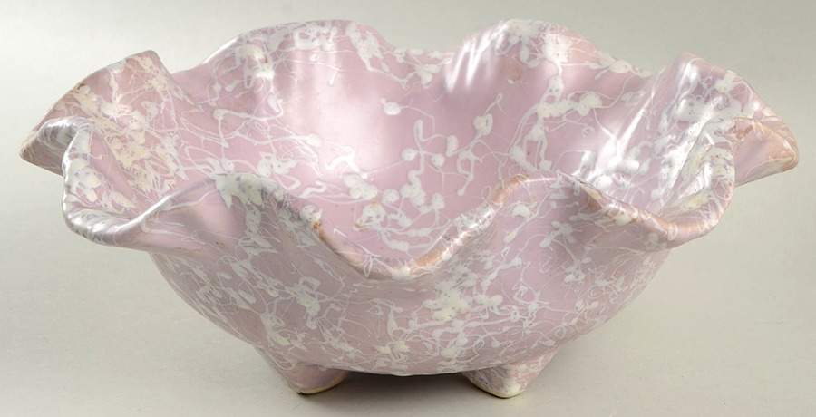 Cameo Lilac Matte Footed Centerpiece by Shawnee-1
