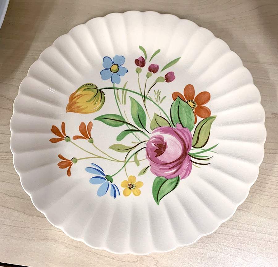 Italian Dinner Plate by Sebring Pottery-1