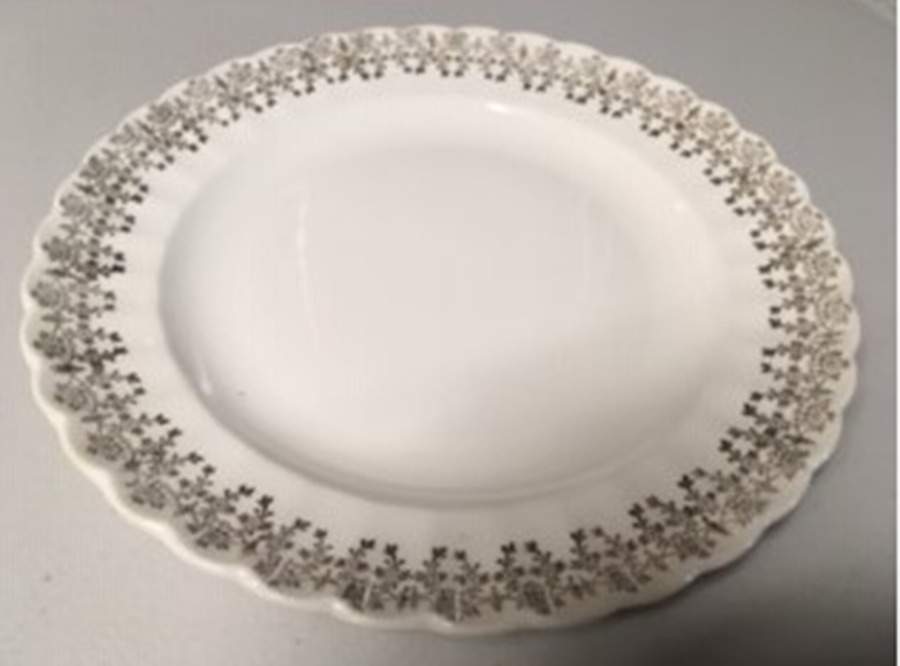 Tudor Gold Dinner Plate by Sebring Pottery-1