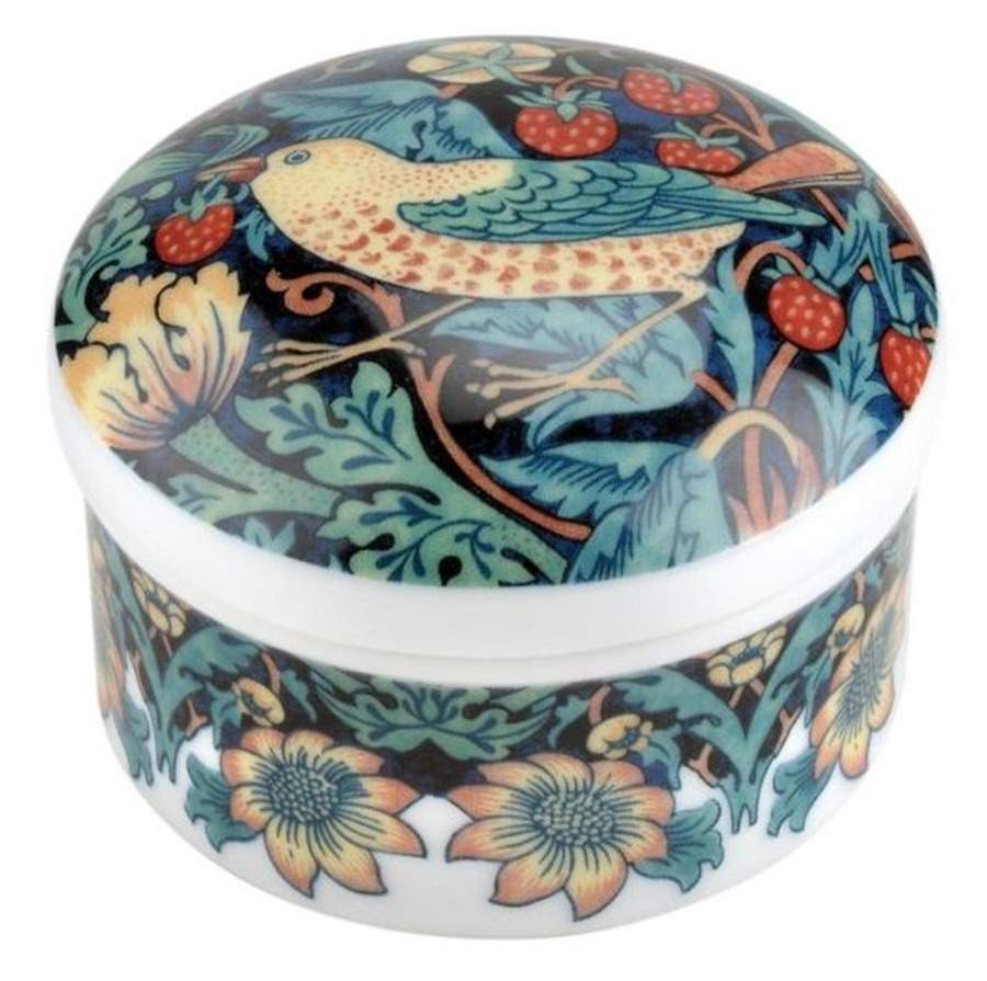 Strawberry Thief Trinket Box & Lid by Spode-1