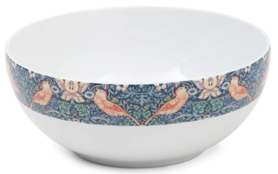 Strawberry Thief 9" Round Serving Bowl by Spode-1