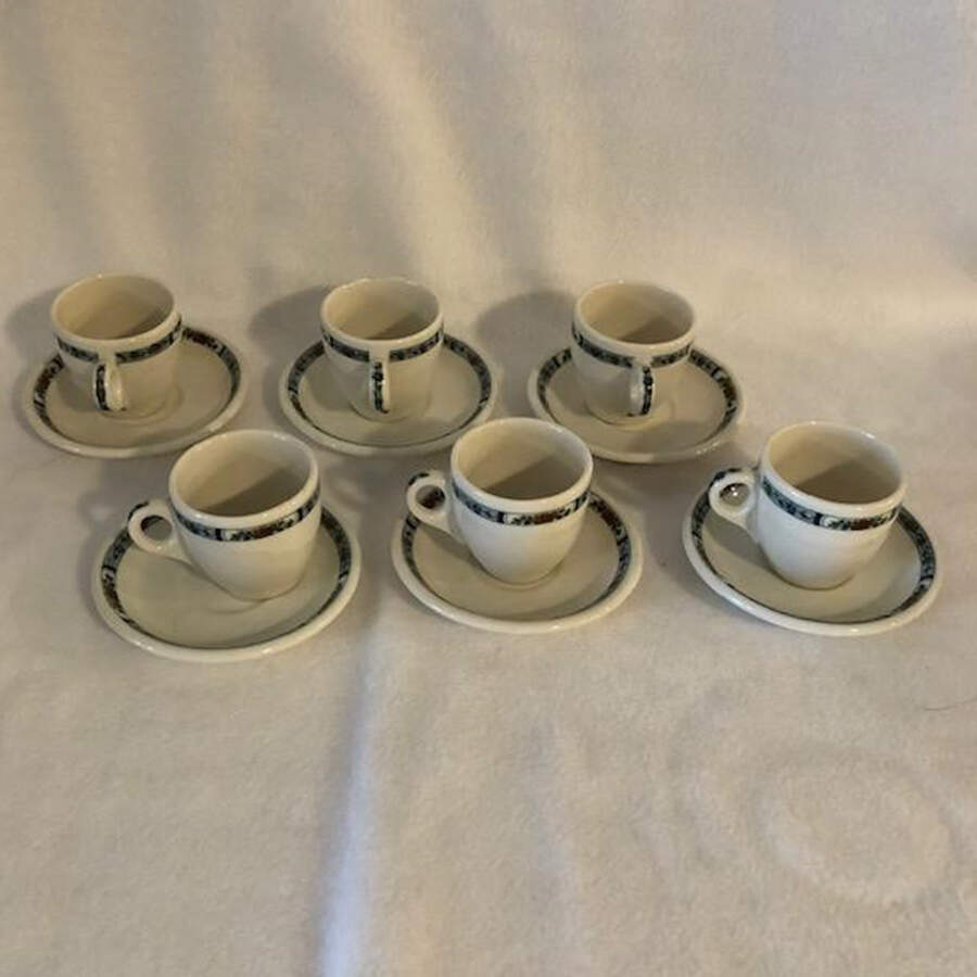 Shirley Flat Cup & Saucer Set by Syracuse-1