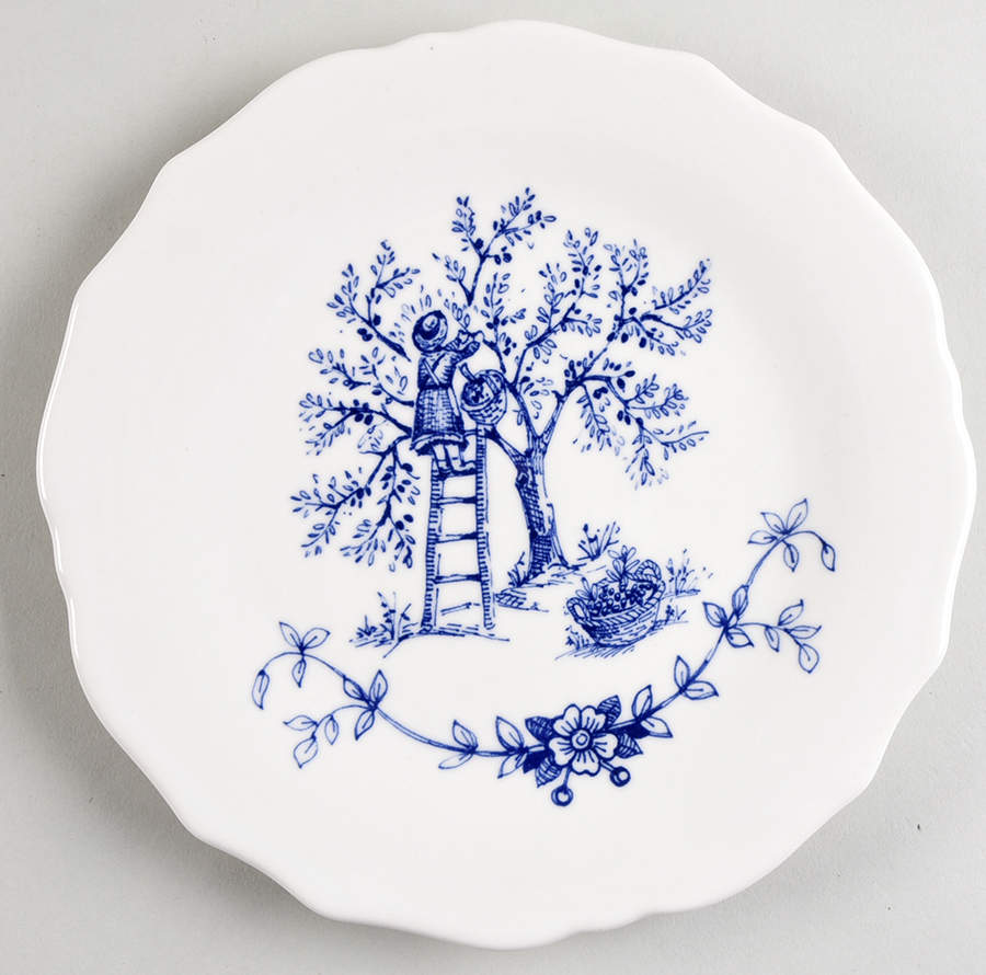 Toscana Blue Salad Plate by Sur La Table-1