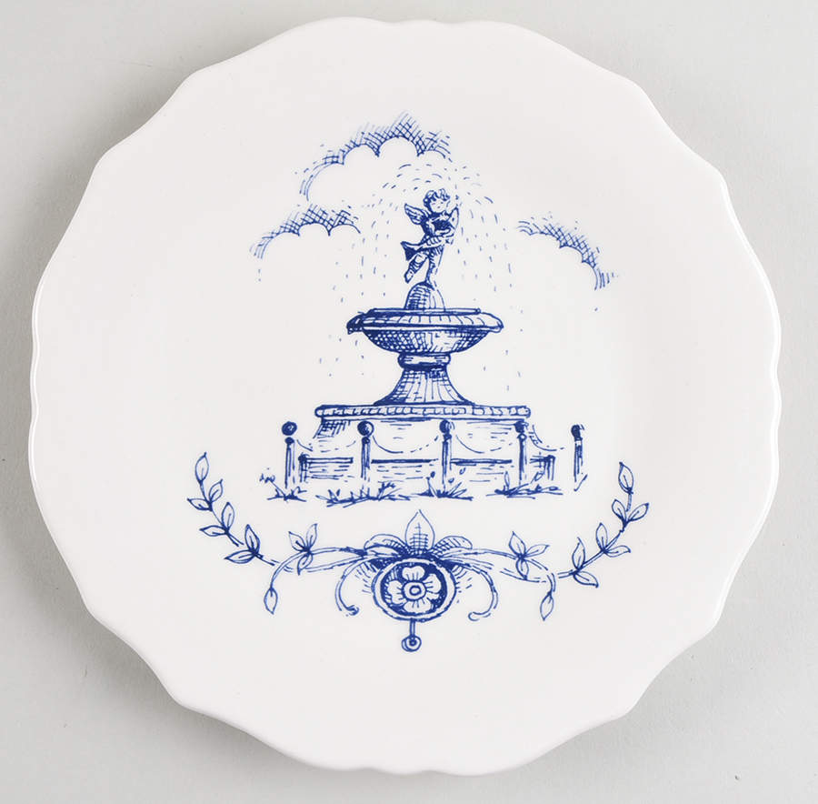 Toscana Blue Salad Plate by Sur La Table-1