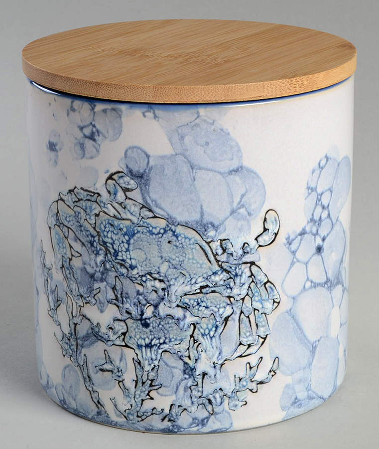 Chesapeake Bay Blue Crab Medium Canister & Lid by Spectrum-1