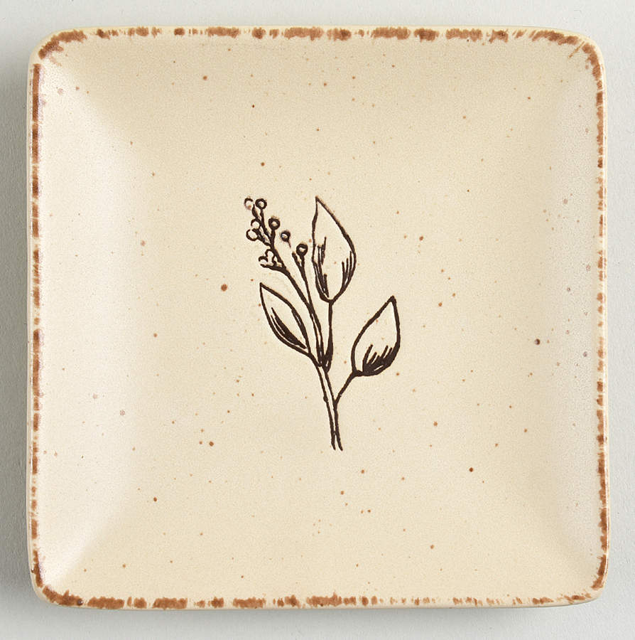 Spring Bird Square Appetizer Plate by Spectrum-1