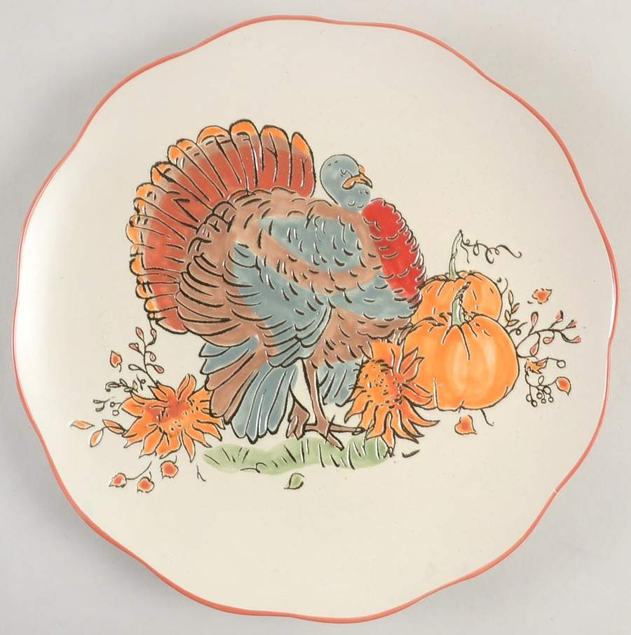 Turkey Time Dinner Plate by Spectrum-1