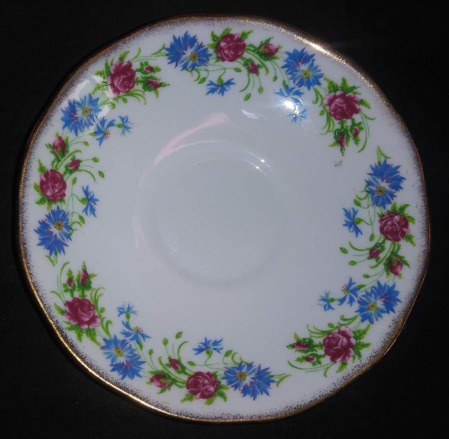 Country Garland Saucer by Salisbury-1