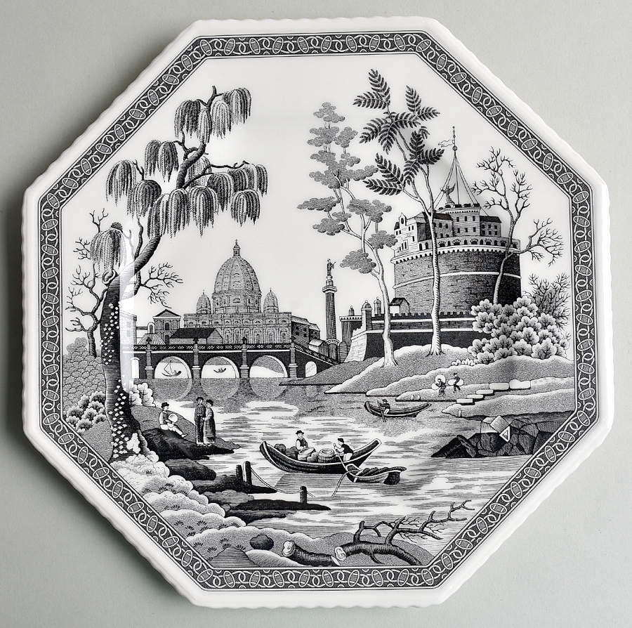 Heritage Collection Octagonal Luncheon Plate by Spode-1